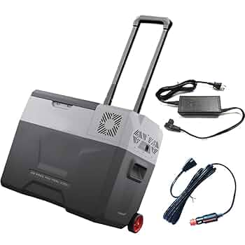 Amazon.co.jp: 大容量 30L 冷蔵冷凍庫 車載用 家庭用電源付き 車